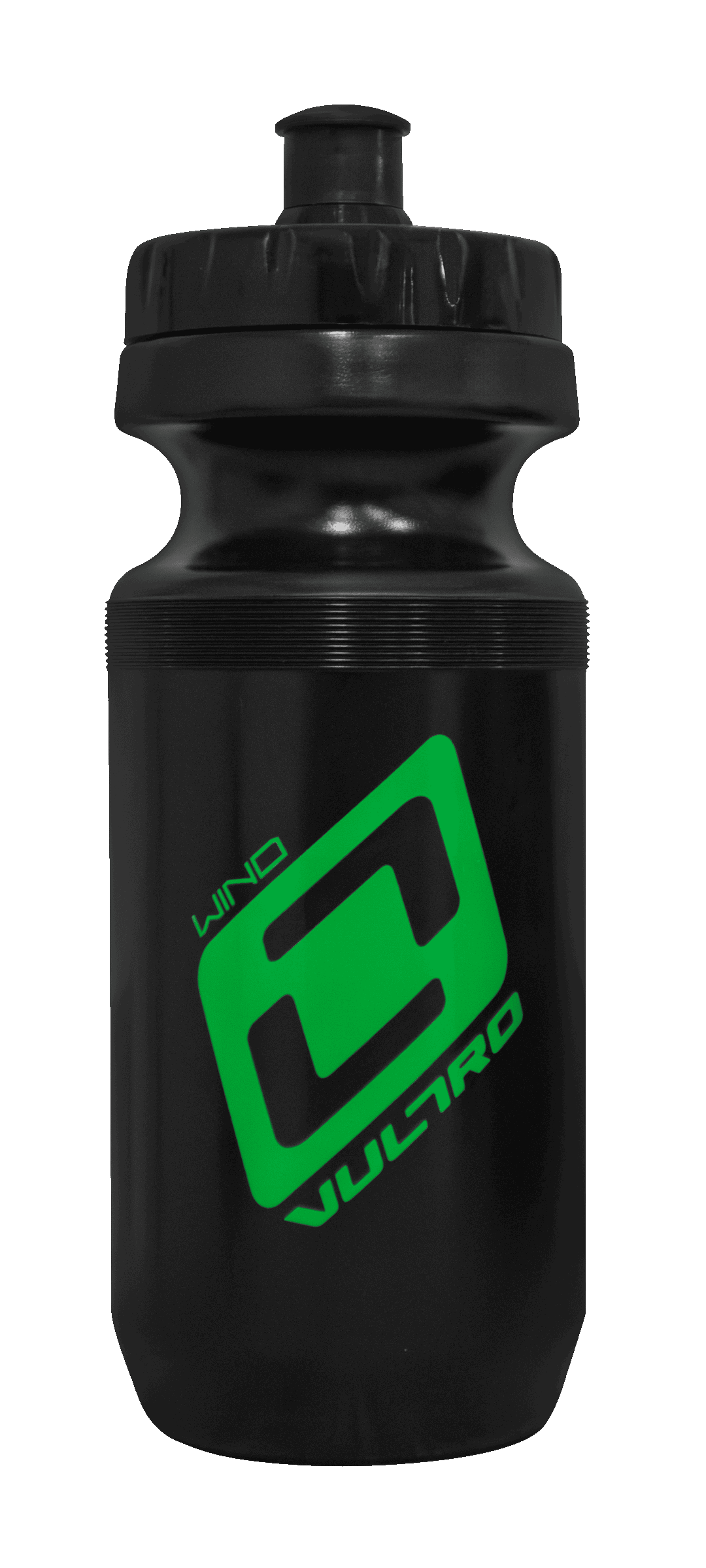 Garrafa Squeeze Wind Vultro 620Ml para Ciclismo Preta e Transparente