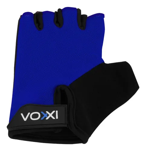 Luva Ciclismo Lv01 Meio Dedo Azul