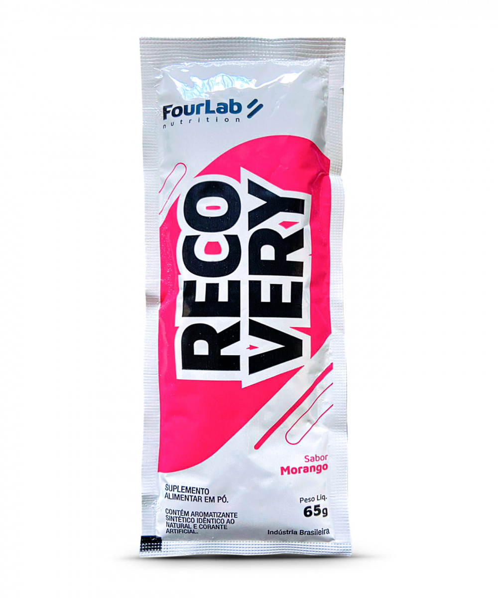 Recovery Sache Morango e Leite em Po