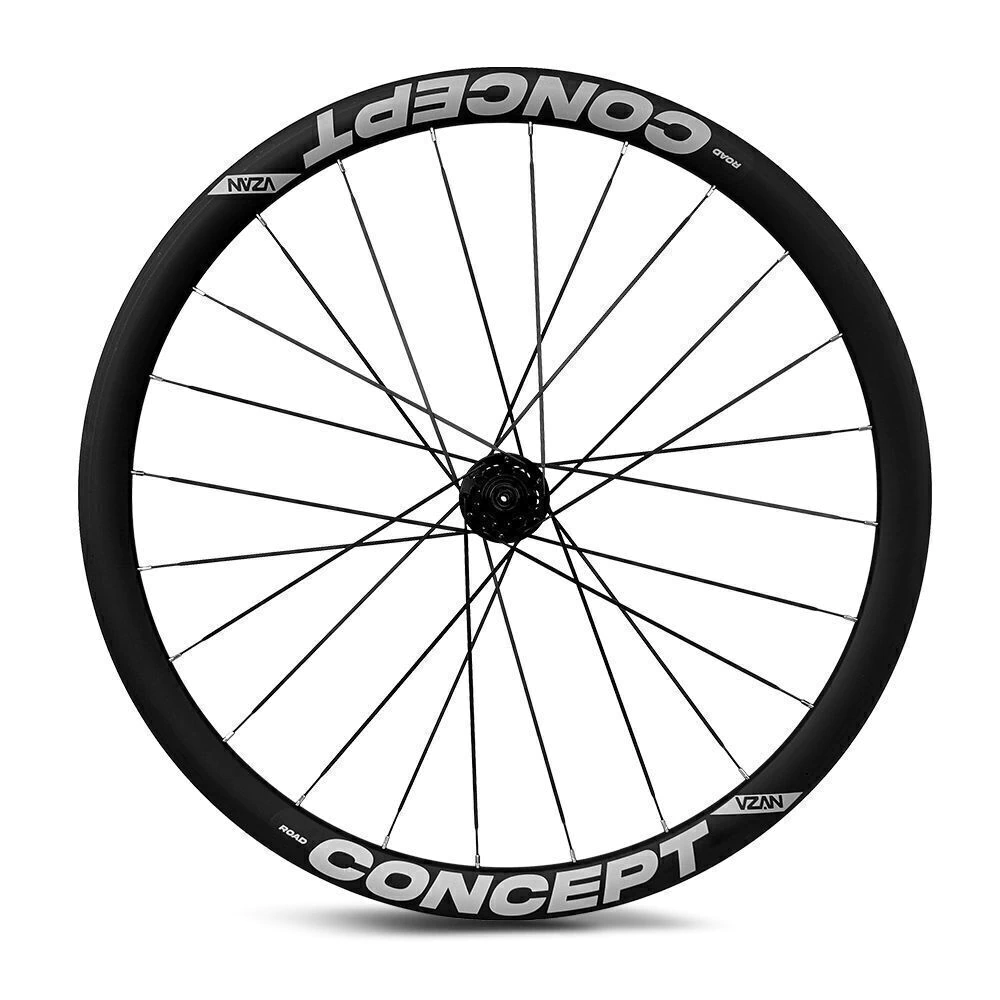 Rodas Vzan Concept Disc Aro 700C Tubeless Ready 24 Furos Shimano Hg 812V